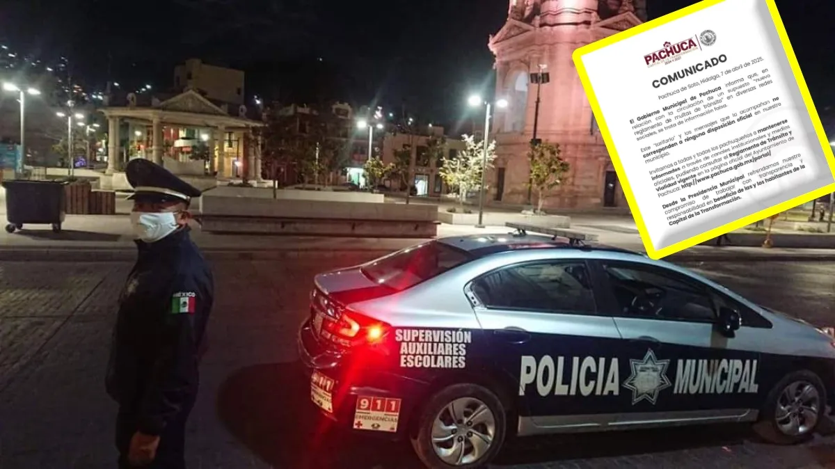 Circula un falso “tarifario” de multas de tránsito en Pachuca; autoridades desmienten