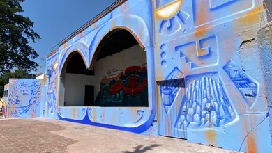 Murales en el Jardín del Arte de Pachuca