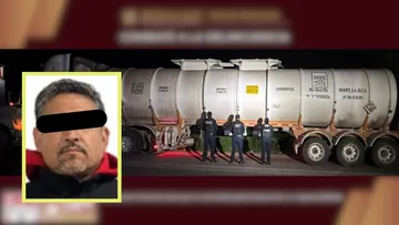 Detienen en Pachuca a conductor con cargamento de huachicol