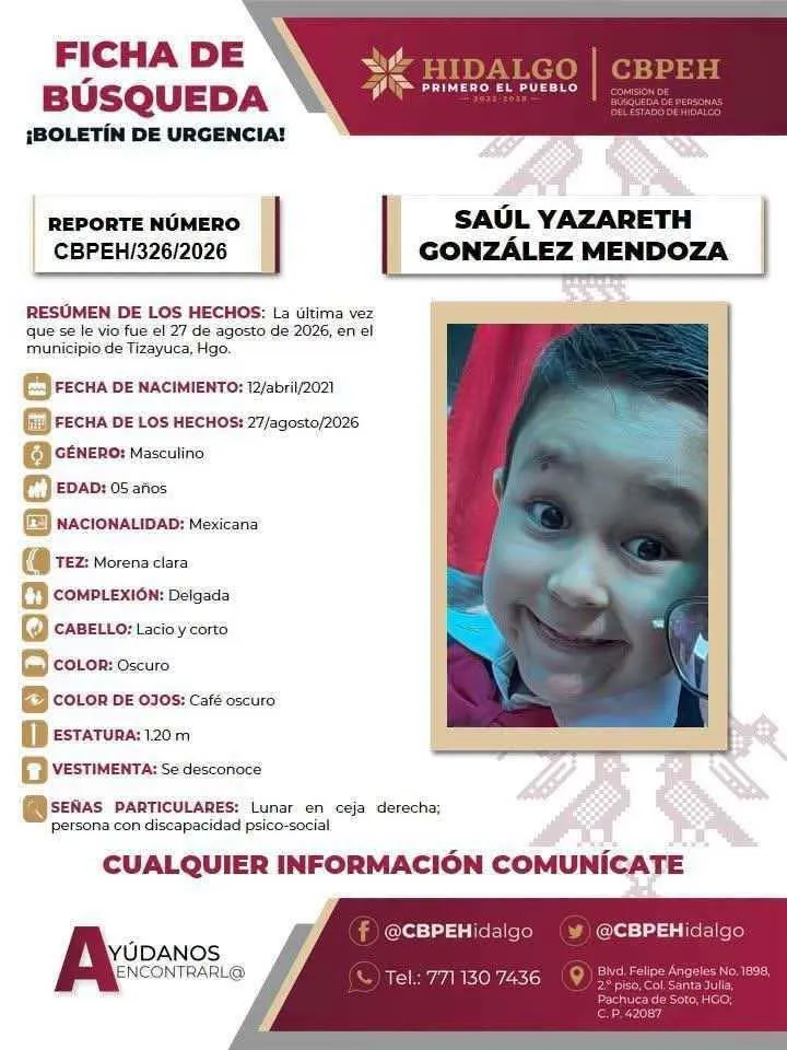 Intensifican búsqueda de familia desaparecida en Tizayuca; llevan 10 días sin ser localizados