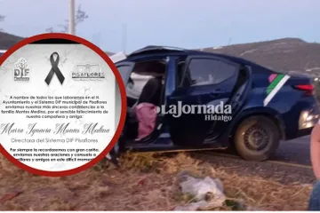 Muere en accidente automovilístico directora del DIF de Pisaflores