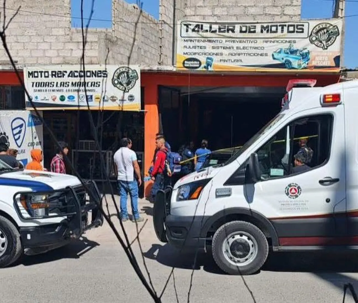 Ejecutan a dos hombres en taller de motocicletas en Atotonilco de Tula