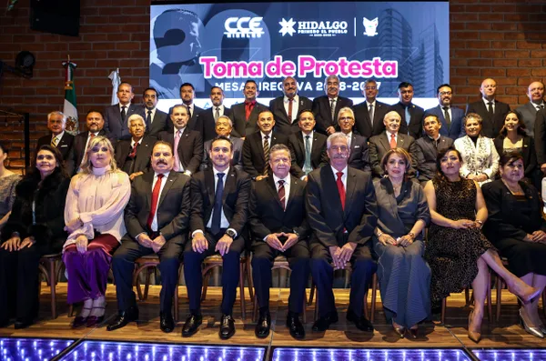 Gobernador Julio Menchaca encabeza Consejo Coordinador Empresarial de Hidalgo