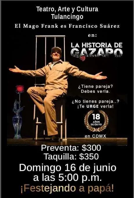 El Mago Frank presentará monólogo “La historia de Gazapo” en Tulancingo