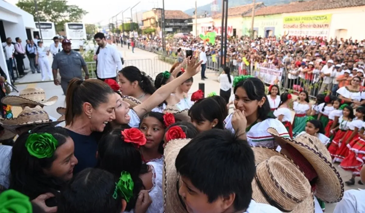 Inaugura Sheinbaum primera fase de la Línea K del Tren Interoceánico en Oaxaca