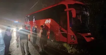 Autobús ADO sale de la carretera México-Tampico y deja 7 lesionados | LISTA