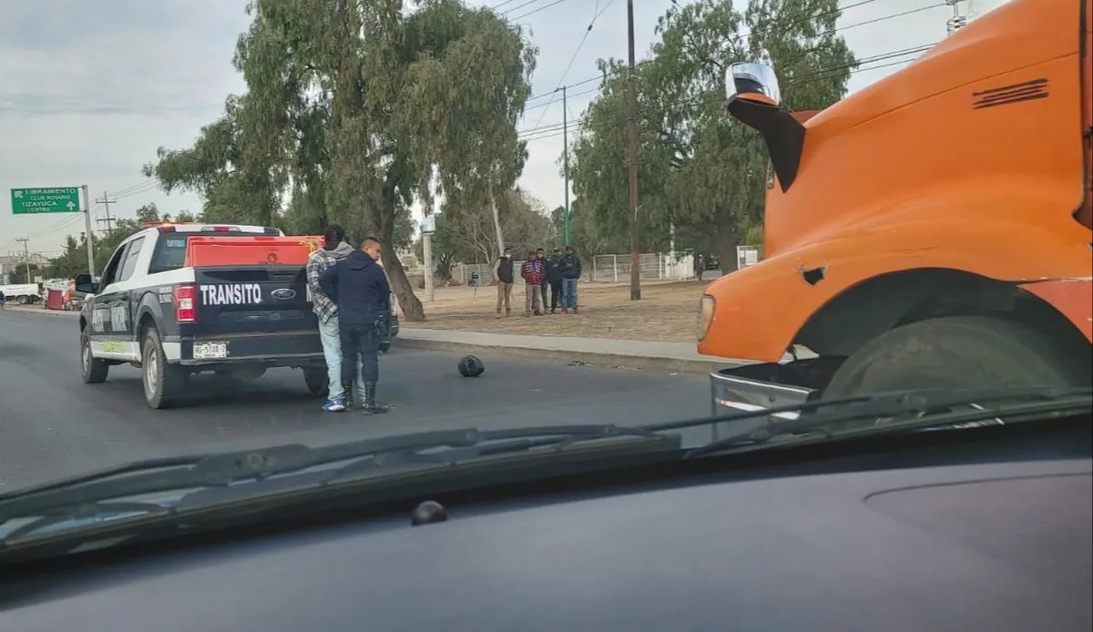 Una mujer fallecida y un herido deja accidente de motociclistas en Tizayuca  