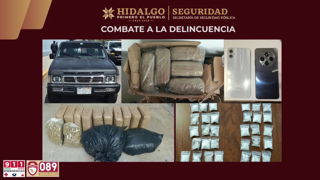 La camioneta levantó sospechas y terminó en decomiso: 72 kilos de presunta marihuana y dos detenidos