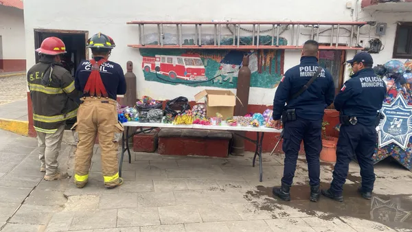 Decomiso de pirotecnia ilegal