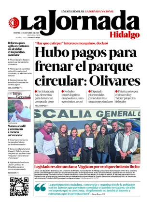 La Jornada Hidalgo | 13 de octubre de 2026