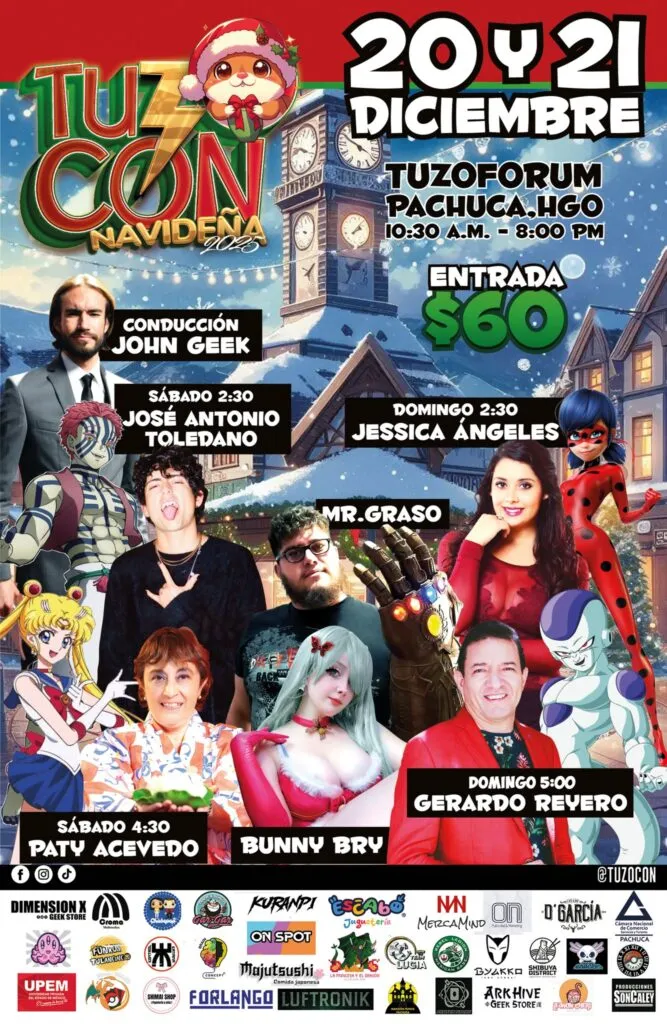 Tuzocon Navideña 2025: fechas, invitados y actividades confirmadas