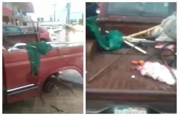 Jardinero pide apoyo tras las inundaciones en Pachuca: perdió una llanta, herramientas y hasta el celular