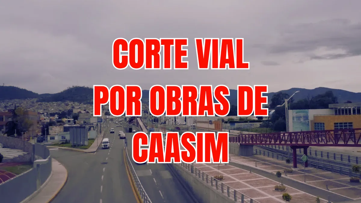 Obras hidráulicas nocturnas en bulevar Ramón G. Bonfil, Pachuca.