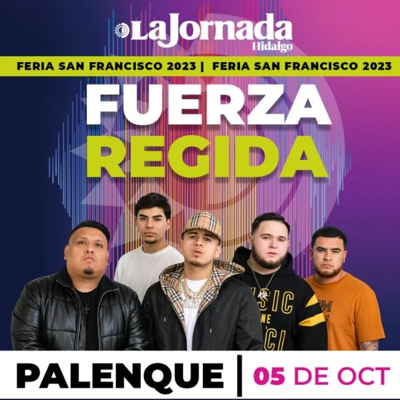 ¡Gana un pase doble para disfrutar de Fuerza Regida en el Palenque Pachuca 2023!