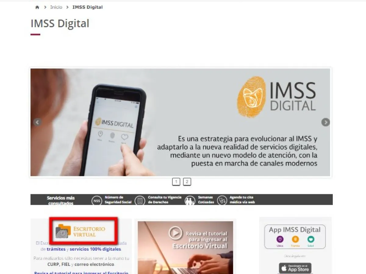 Escritorio virtual IMSS: ¿qué es y para qué sirve?