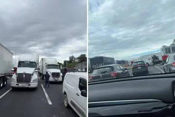 Caos vial hacia CDMX por cierres reportados en casetas