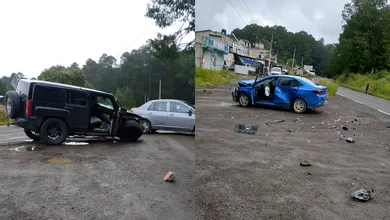Accidente en la carretera México-Tuxpan, Acaxochitlán