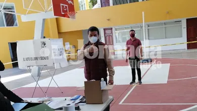 Damián Sosa votando