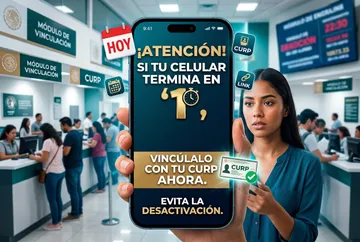 El plazo está por vencer. Si tu celular termina en 1, revisa el registro con tu CURP antes del 31 de agosto.