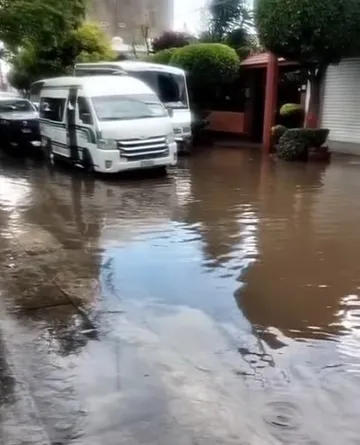 Inundaciones por lluvia en Tulancingo