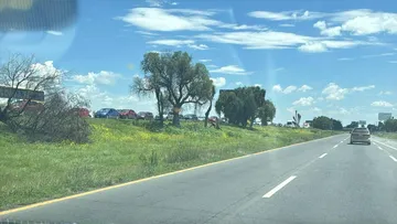 ¿Qué pasa en la México-Pachuca? Largas filas y autos en sentido contrario