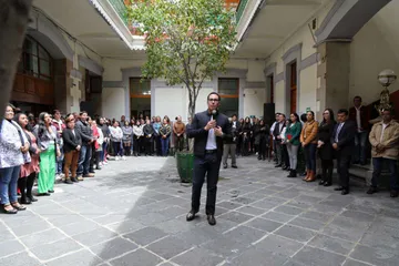 Jorge Reyes llama a trabajadores a unirse en pro de una administración ejemplar