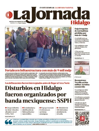 La Jornada Hidalgo | 24 de febrero de 2026