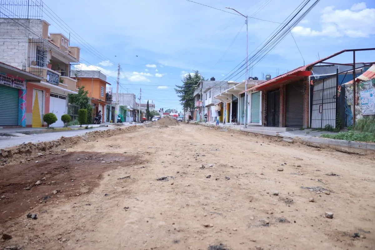 Tizayuca arranca obra de pavimentación por 3 mdps