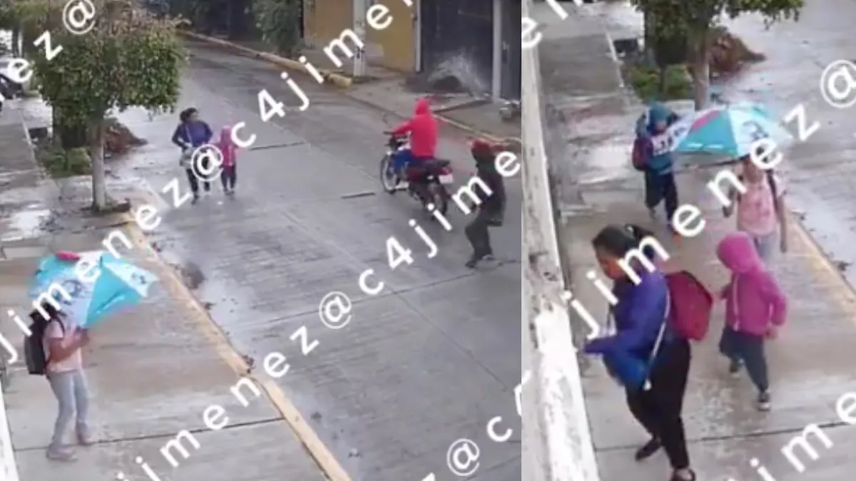 VIDEO de intento de asalto a madre con sus tres hijos en Edomex se hace viral