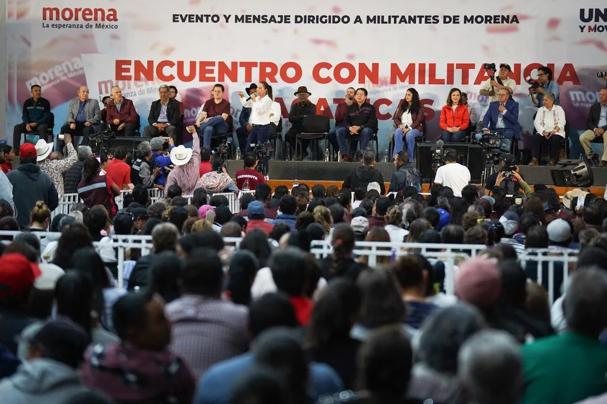 “Las puertas de Morena están abiertas”: Claudia Sheinbaum