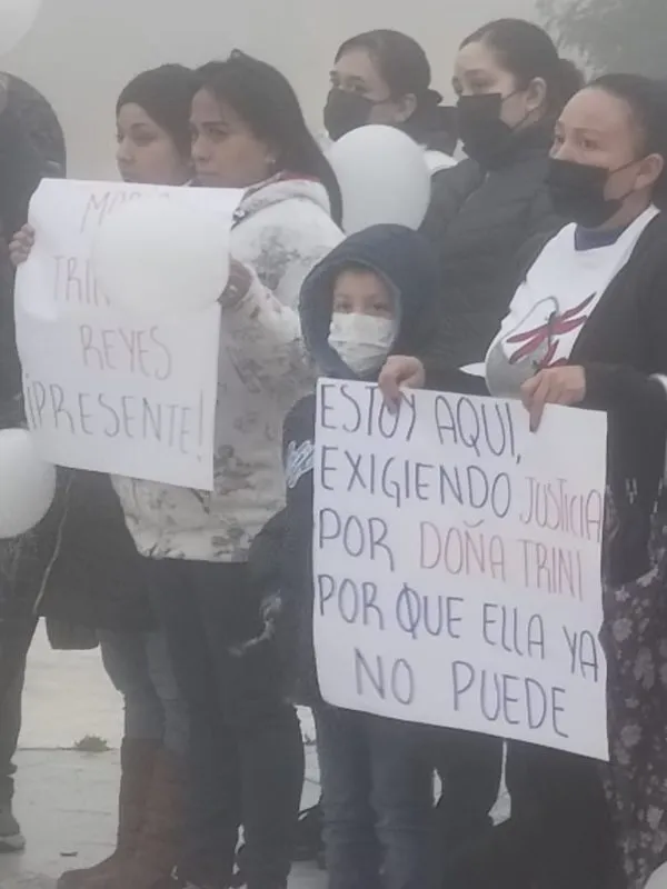 Feminicidio de Doña Trini: protestan por terrible asesinato a mujer de 76 años
