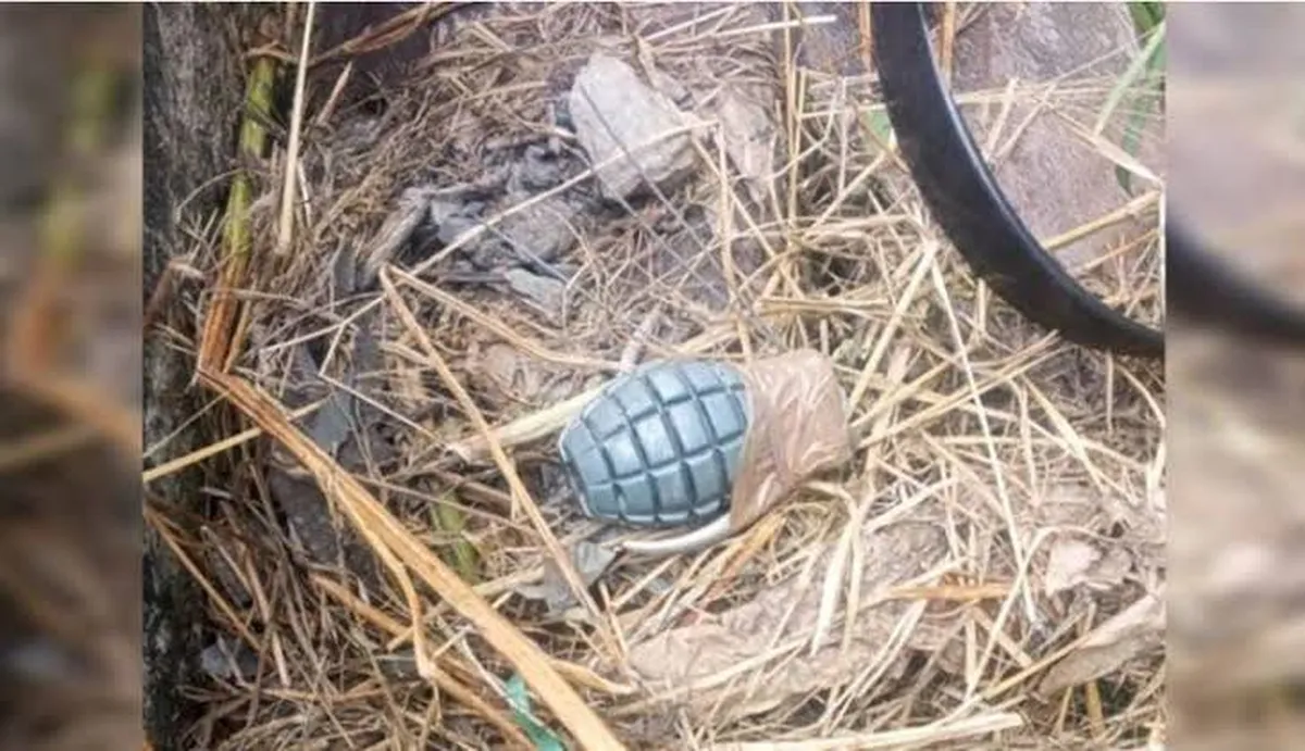 Hallazgo de dos granadas genera pánico en comunidad de Hidalgo