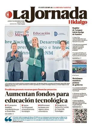 La Jornada Hidalgo | 27 de noviembre de 2025