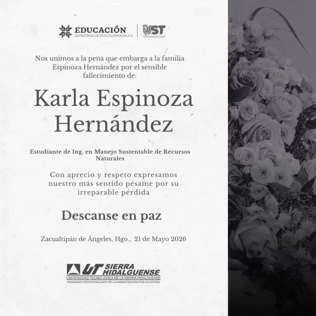 UTSH confirma muerte de estudiante atropellada en Zacualtipán y limita comentarios en redes