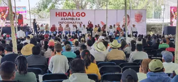 Apoyo a Claudia Sheinbaum reúne a 2000 personas en Ixmiquilpan
