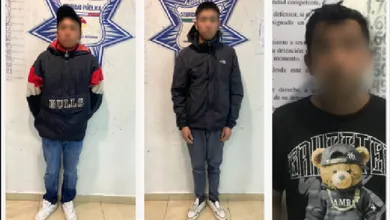 Tres detenidos en Mineral de la Reforma por robo