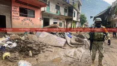 Devastación en Huehuetla tras lluvias e inundaciones.