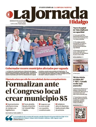 La Jornada Hidalgo | 22 de julio de 2026