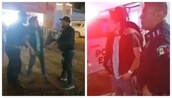 VIDEO | Acusan a funcionario de Ixmiquilpan de golpear a una mujer en instalaciones de la feria