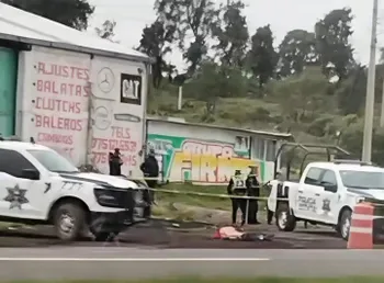 Patrullas resguardan la carretera México-Tuxpan tras un hallazgo