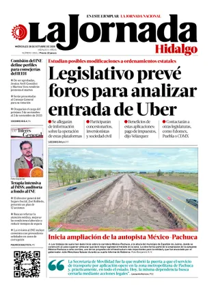 La Jornada Hidalgo | 28 de octubre de 2026