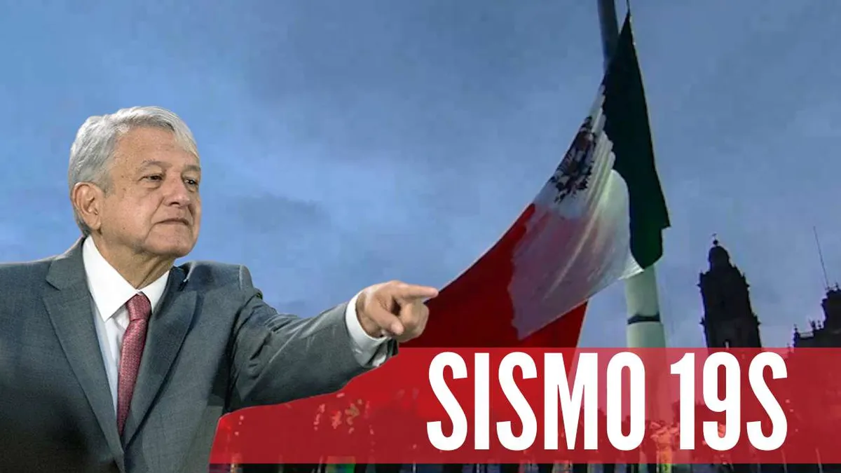 AMLO hace homenaje a víctimas de los  sismos de 1985 y 2017