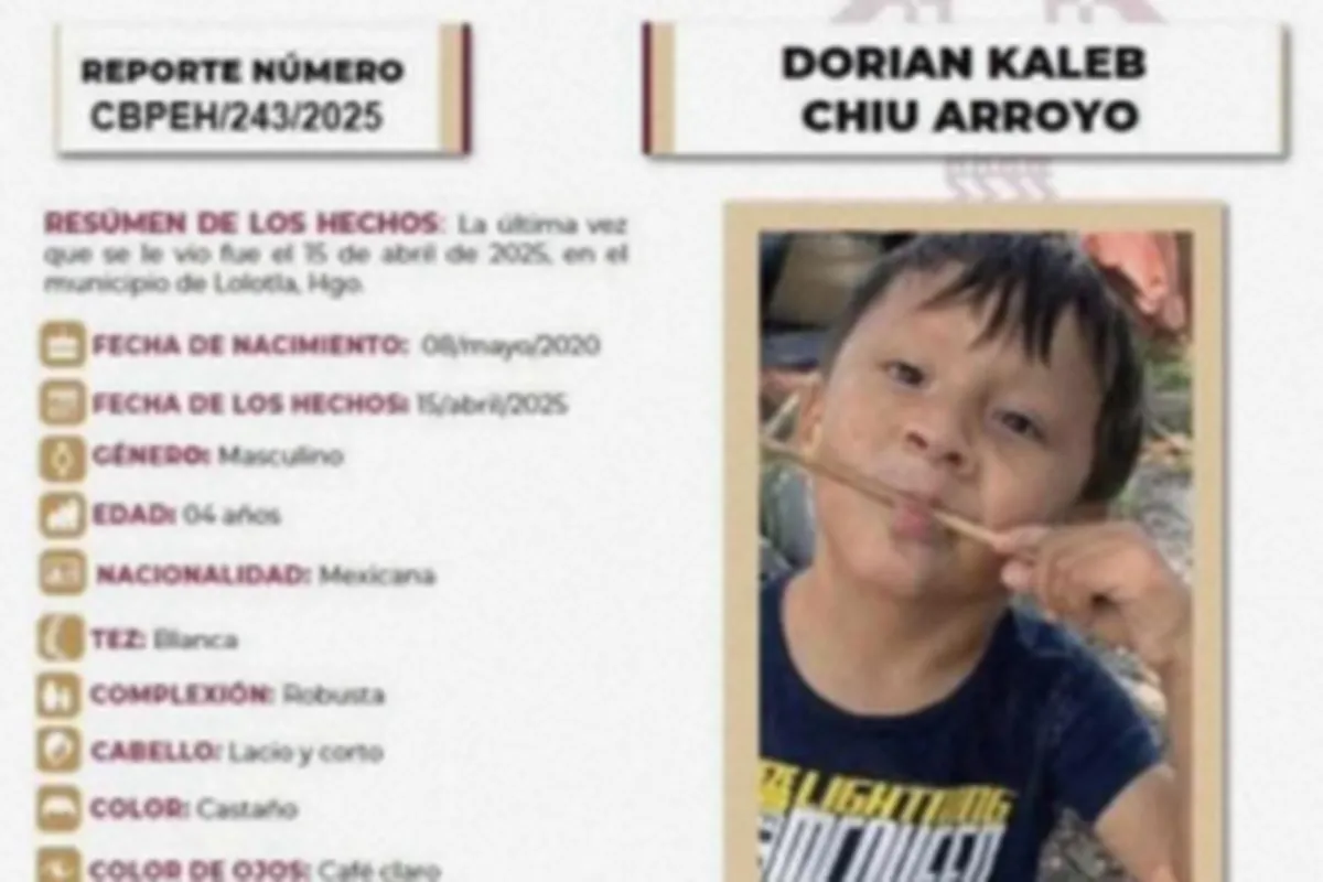 Continúa búsqueda de Dorian Kaleb en Lolotla