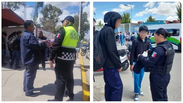 Operativo Escuela Segura en Tizayuca