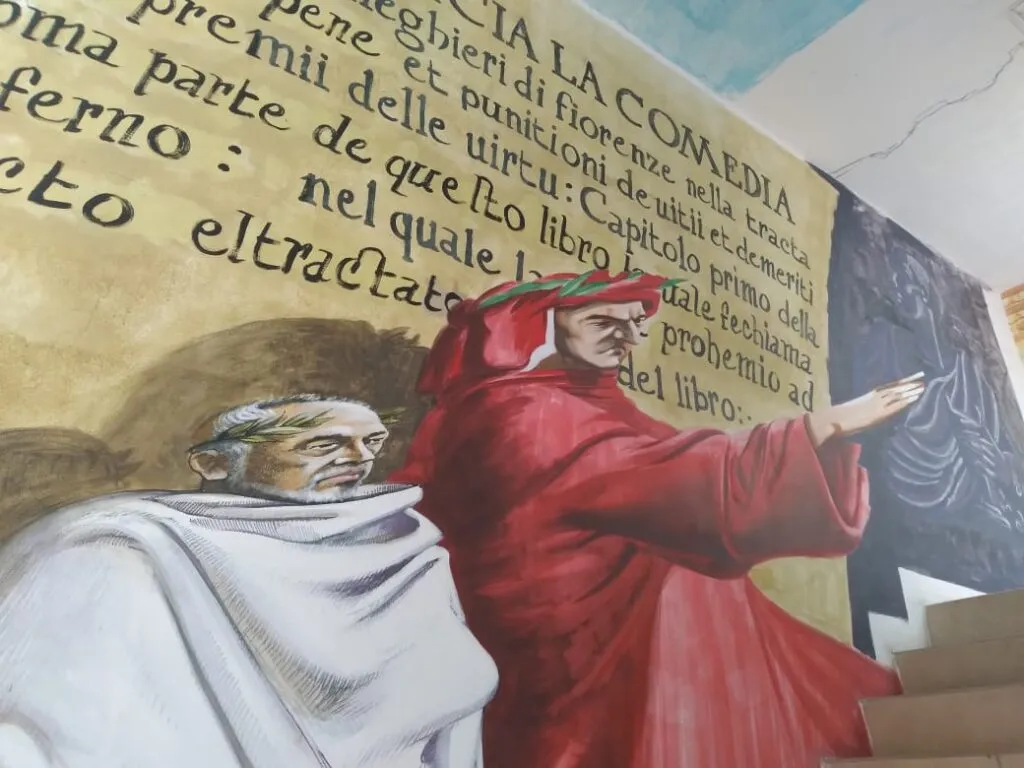 Director de Cultura de Tulancingo se autorretrata en el “Muro de las Vanidades” del Centro Cultural Ricardo Garibay