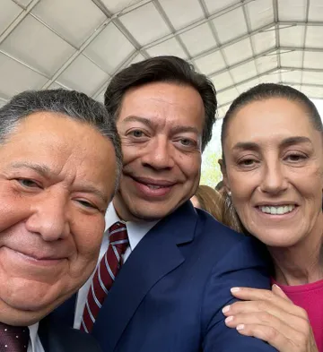 Sheinbaum, Ebrard, Monreal y Adán Augusto se reunieron en Hidalgo