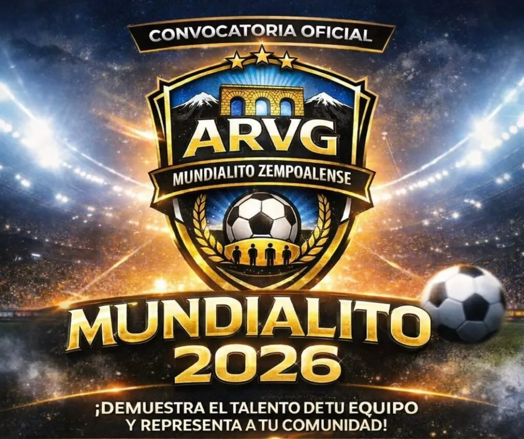 Zempoala lanza el “Mundialito 2026”: abren inscripciones para torneo de futbol con premios