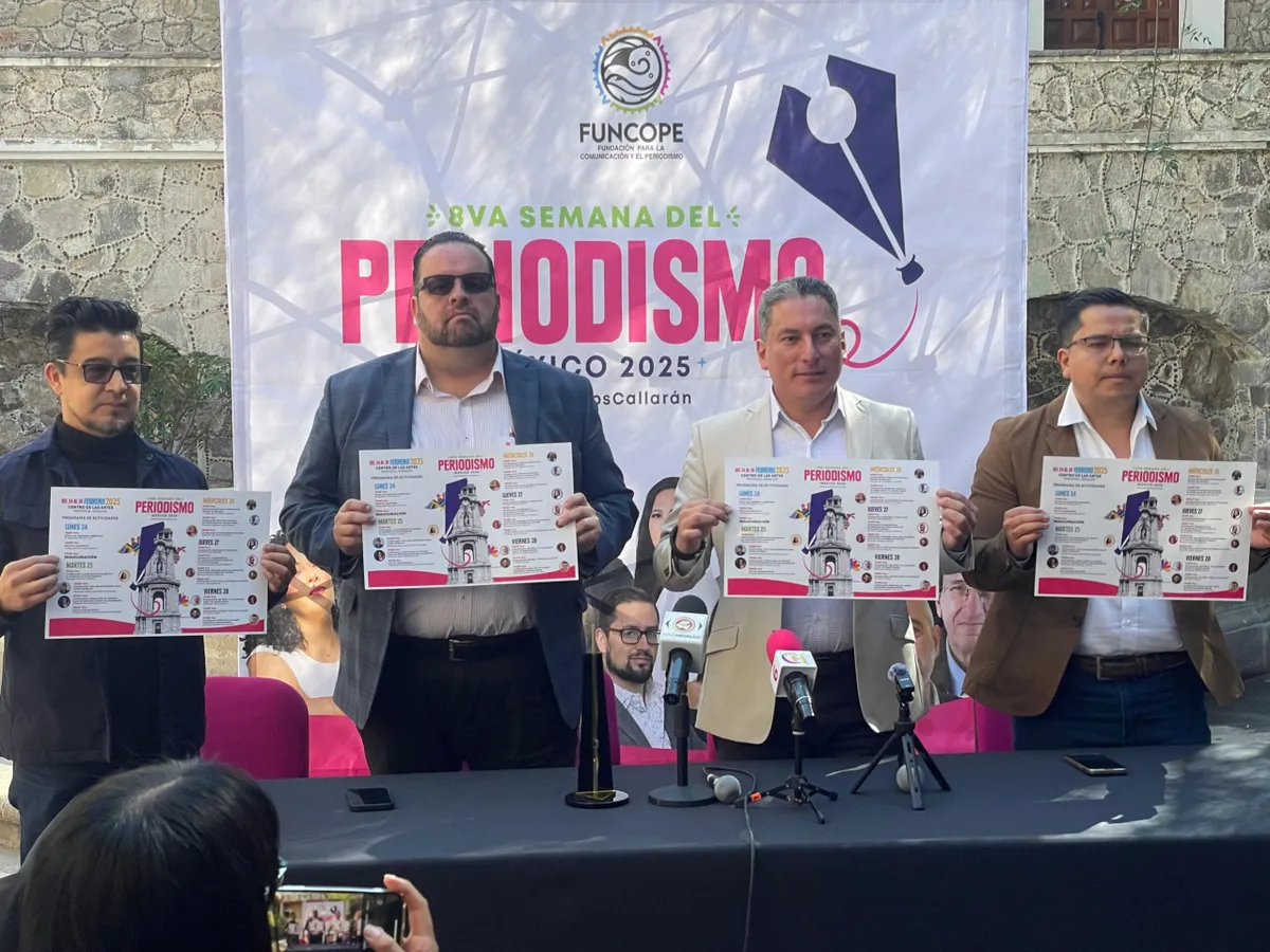 Semana del Periodismo México 2025 en Pachuca: talleres, conferencias y reconocimientos