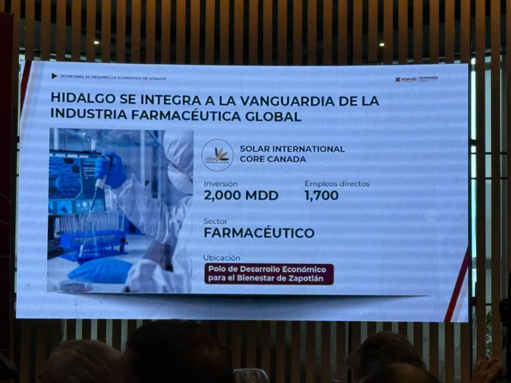 Empresa farmacéutica de Canadá generará mil 700 empleos especializados