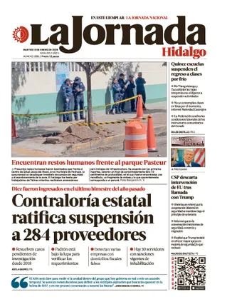 La Jornada Hidalgo | 13 de enero de 2026